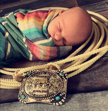 Load image into Gallery viewer, Green Serape Swaddle