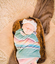 Load image into Gallery viewer, Green Serape Swaddle