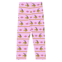 Load image into Gallery viewer, Cowgirl Bronc Rider - Light Pink Kid's Leggings