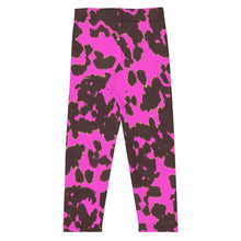Load image into Gallery viewer, Cow Print - Pink Kid's Leggings