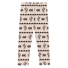 Load image into Gallery viewer, Cactus Aztec Tan - Kid's Leggings