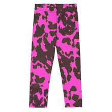 Load image into Gallery viewer, Cow Print - Pink Kid's Leggings