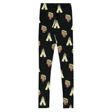 Load image into Gallery viewer, Headdress & Teepee - Youth Leggings