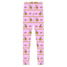 Load image into Gallery viewer, Cowgirl Bronc Rider Aztec - Pink Youth Leggings