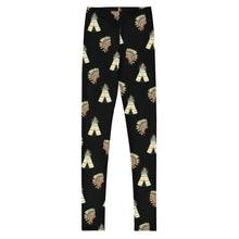 Load image into Gallery viewer, Headdress & Teepee - Youth Leggings