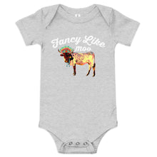 Load image into Gallery viewer, Fancy Like Moo Baby/Toddler onesie