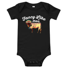 Load image into Gallery viewer, Fancy Like Moo Baby/Toddler onesie