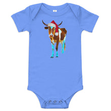 Load image into Gallery viewer, Santa Steer Baby/Toddler onesie
