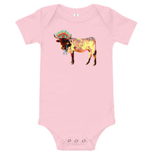 Load image into Gallery viewer, Fancy Cow - Baby/Toddler Onesie