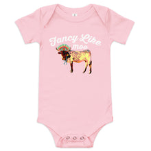 Load image into Gallery viewer, Fancy Like Moo Baby/Toddler onesie