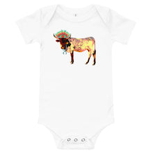 Load image into Gallery viewer, Fancy Cow - Baby/Toddler Onesie
