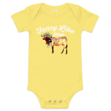 Load image into Gallery viewer, Fancy Like Moo Baby/Toddler onesie