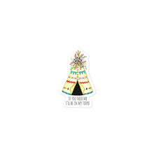 Load image into Gallery viewer, Floral Teepee sticker
