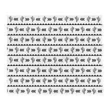 Load image into Gallery viewer, Cactus Aztec - White Throw Blanket