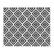 Load image into Gallery viewer, Aztec Black & White - Throw Blanket