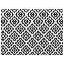 Load image into Gallery viewer, Aztec Black & White - Throw Blanket