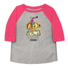 Load image into Gallery viewer, Cowgirl Bronc Rider Toddler baseball shirt