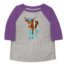 Load image into Gallery viewer, Steer Toddler 3/4 baseball shirt