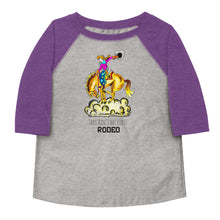Load image into Gallery viewer, Cowgirl Bronc Rider Toddler baseball shirt