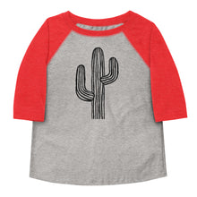 Load image into Gallery viewer, Cactus 3/4 Toddler shirt