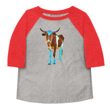 Load image into Gallery viewer, Steer Toddler 3/4 baseball shirt