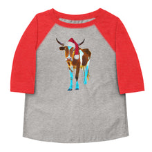 Load image into Gallery viewer, Santa Steer 3/4 Toddler shirt