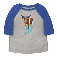 Load image into Gallery viewer, Steer Toddler 3/4 baseball shirt