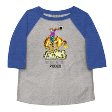 Load image into Gallery viewer, Cowgirl Bronc Rider Toddler baseball shirt