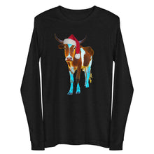 Load image into Gallery viewer, Santa Steer Long Sleeve Tee