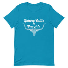 Load image into Gallery viewer, Raising Cattle & Cowgirls T-shirt