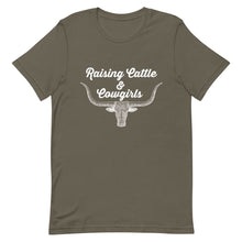 Load image into Gallery viewer, Raising Cattle & Cowgirls T-shirt