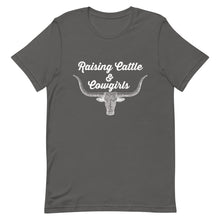 Load image into Gallery viewer, Raising Cattle & Cowgirls T-shirt