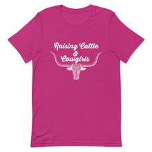 Load image into Gallery viewer, Raising Cattle & Cowgirls T-shirt