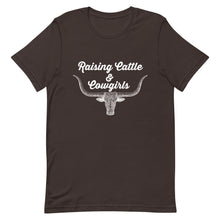 Load image into Gallery viewer, Raising Cattle & Cowgirls T-shirt