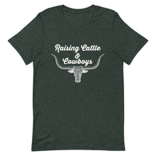 Load image into Gallery viewer, Raising Cattle & Cowboys T-shirt