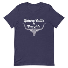 Load image into Gallery viewer, Raising Cattle & Cowgirls T-shirt