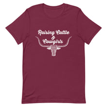 Load image into Gallery viewer, Raising Cattle & Cowgirls T-shirt