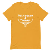 Load image into Gallery viewer, Raising Cattle & Cowboys T-shirt