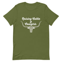 Load image into Gallery viewer, Raising Cattle & Cowgirls T-shirt