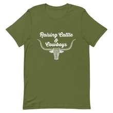 Load image into Gallery viewer, Raising Cattle & Cowboys T-shirt