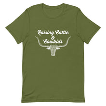 Load image into Gallery viewer, Raising Cattle & Cowkids T-shirt