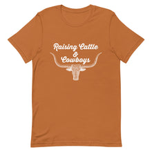 Load image into Gallery viewer, Raising Cattle & Cowboys T-shirt