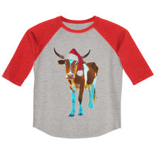 Load image into Gallery viewer, Santa Steer Youth shirt