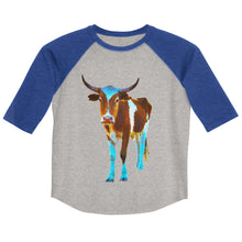 Load image into Gallery viewer, Steer 3/4 Youth shirt