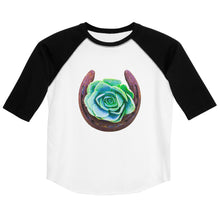 Load image into Gallery viewer, Succulent Horseshoe 3/4 Youth shirt