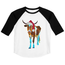 Load image into Gallery viewer, Santa Steer Youth shirt