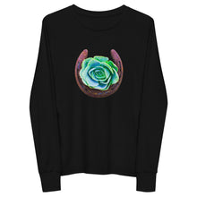 Load image into Gallery viewer, Succulent Horseshoe - Youth long sleeve tee
