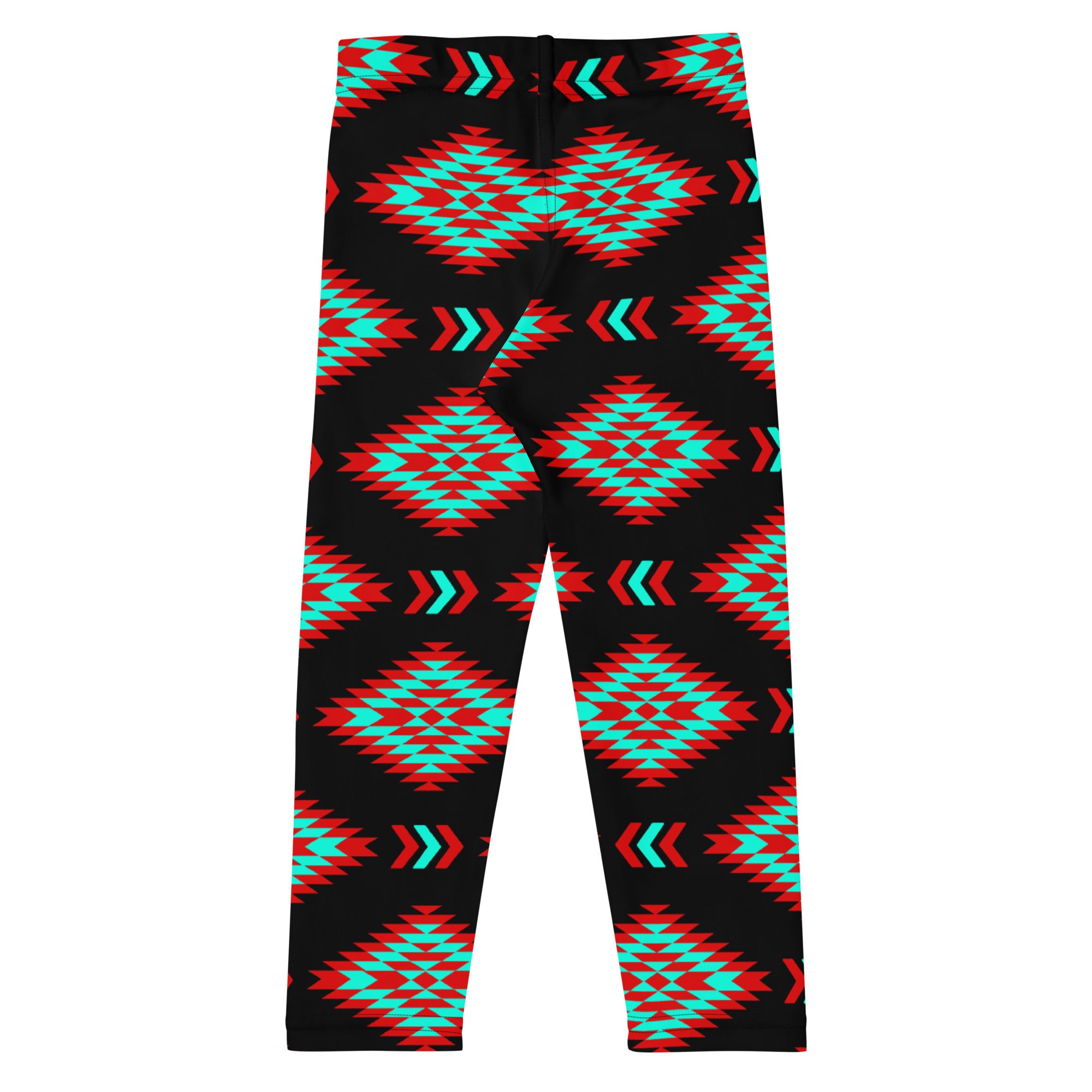 Aztec Turquoise & Red Toddler/Kid's Leggings – Little Wild Mountain