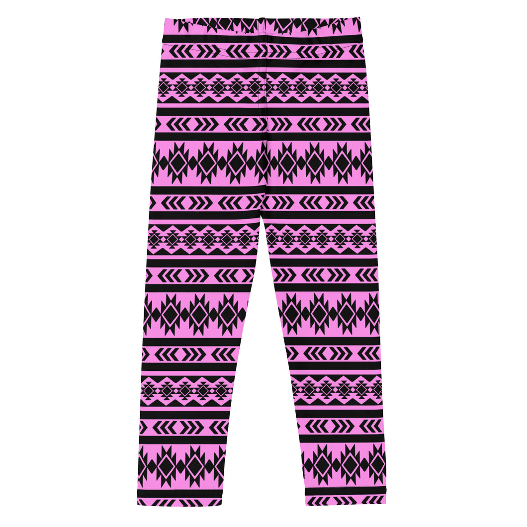 Aztec Pink Kid's Leggings