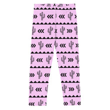Load image into Gallery viewer, Cactus Aztec Pink - Kid&#39;s Leggings
